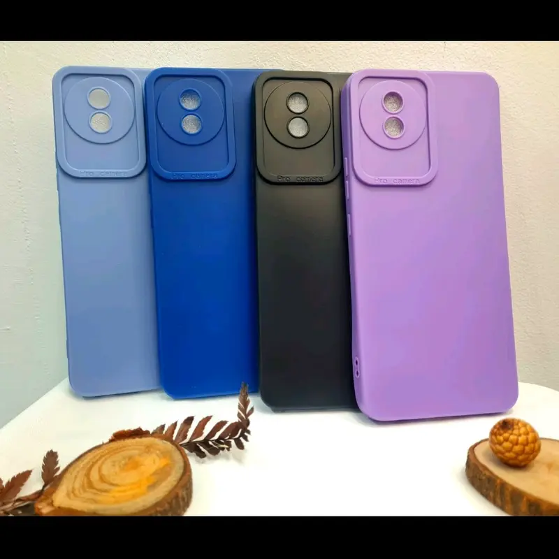 Soft Case Viv Y02 Y02T Y28 Y18 Y03 Silikon Casing Case Macaron Pelindung Pro Camera 0