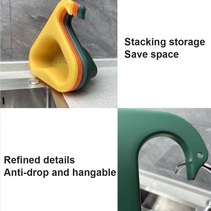 Product Introduction of Multifunctional Hanging Filter Rack and Drain Rack for Kitchen Kitchen Sink Leftover Soup Filter Rack 4