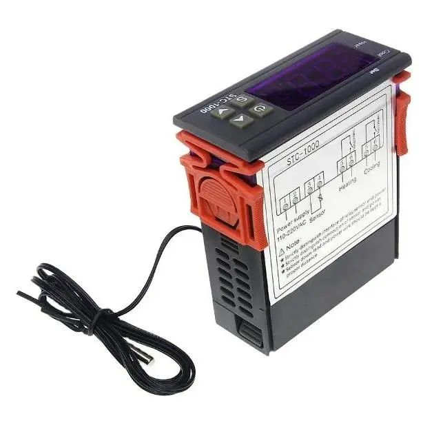 STC-1000 AC110-220V Digital Temperature Controller Microcomputer Thermostat Switch With 1M Cable
