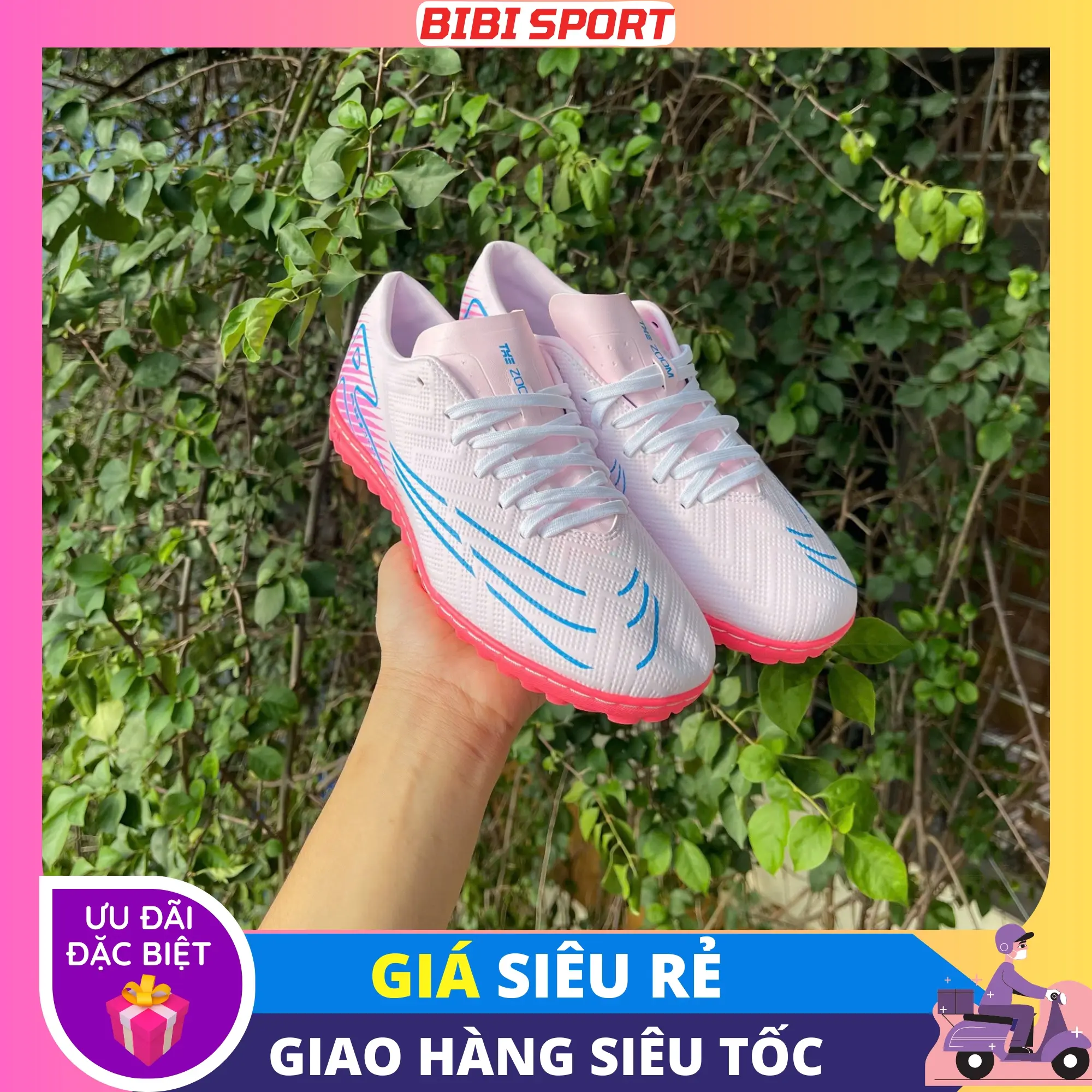 [DEAL HỜI] Giày Đá Bóng VAPORR 16 ACADEMY - Đệm EVA, Đế Cao Su, Đã Khâu Đế