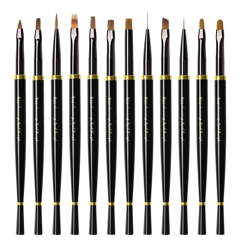 Cọ vẽ Cao cấp 12 loại chính hãng Manicure - Cọ vẽ hoa cúc, cọ nét, cọ đắp, cọ ombre các loại Chuyên Dùng Làm Nail