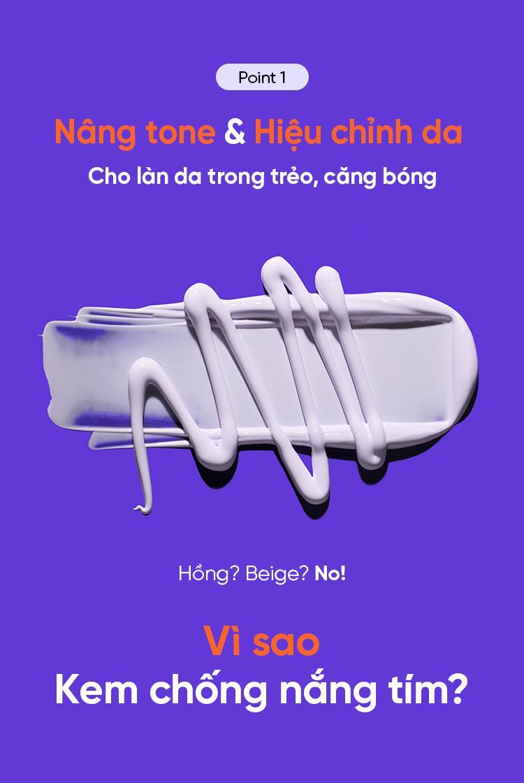 Product Introduction of Kem chống nắng lai BEPLAIN Sunmuse Nâng tone & Hiệu chỉnh tone da SPF 50+ PA++++ ( Tím đậm ) - Tabula Century 5