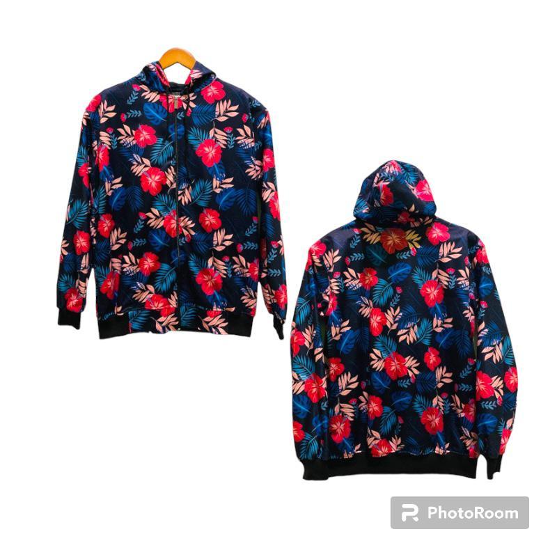 JAKET RUNNING FULL PRINTING JAKET GOWES JAKET MOTIF BUNGA JAKET OLAHRAGA UNISEX Sport 0