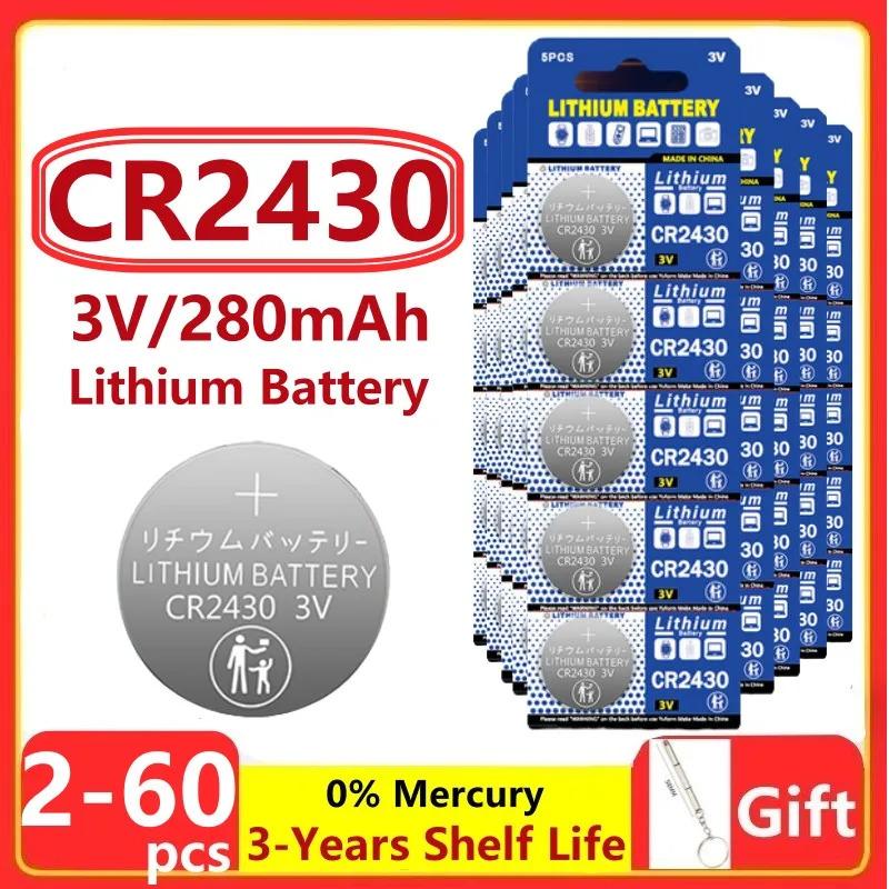 Xtreme Power CR2430 3V Lithium knoopcel batterij 25 stuks DR