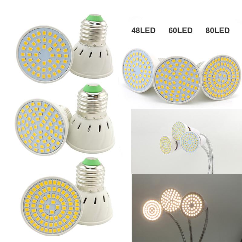 Bóng đèn LED phát triển cây trồng, Quang phổ đầy đủ, 48 hoặc 60 hoặc 80, E27 phytolamp, Thích hợp cho rau, hộp trồng cây, ánh sáng mặt trời, hoa, hộp nhà kính trong nhà