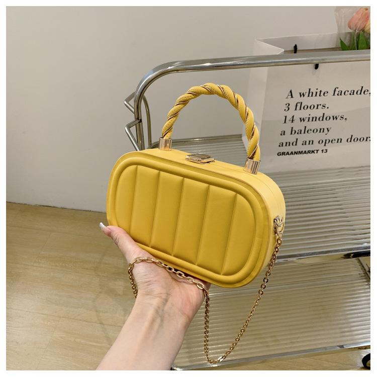 Product Introduction of Beg Kotak Rantai, Beg Persegi Kecil, Wanita, Mewah dan Serba guna, Fesyen, Reka Bentuk Mudah, Mudah Alih, Beg Bahu, Ketibaan Baru, Beg Selempang Bags 12