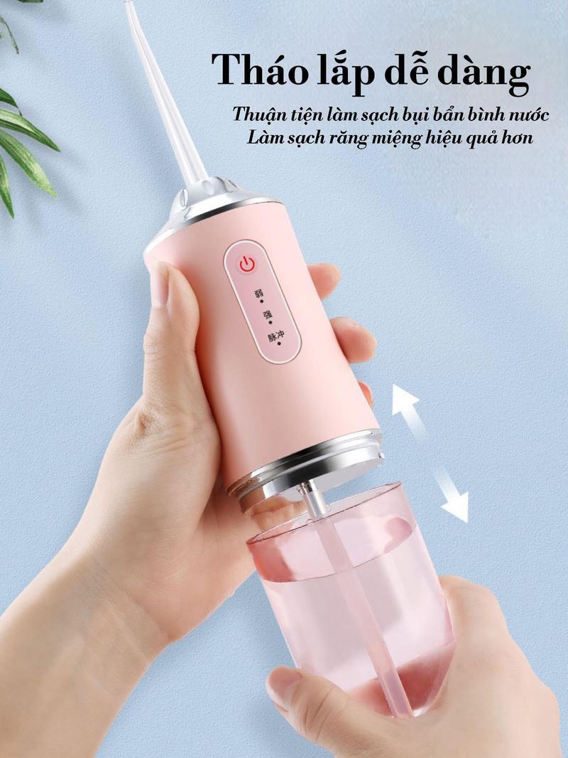 Product Introduction of Máy tăm nước, súc miệng cầm tay gồm 4 đầu vòi tiện lợi giúp loại bỏ mảng bám thức ăn thừa kẽ răng, 21