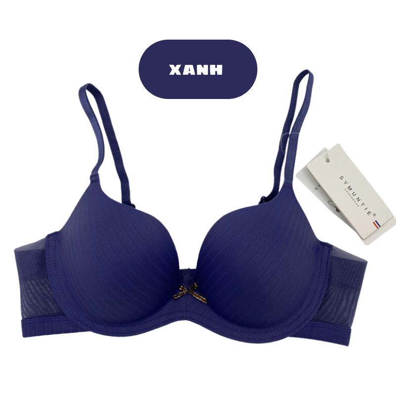 S26 Combo 2 Áo lót không đúc không gọng đúc su phối bản lưng lưới mềm mại co giãn vừa Nữ Women  Tua Rua Bra áo  lót mieng  dan chỉ giặt tay 【 xám xanh lá cây 】 5