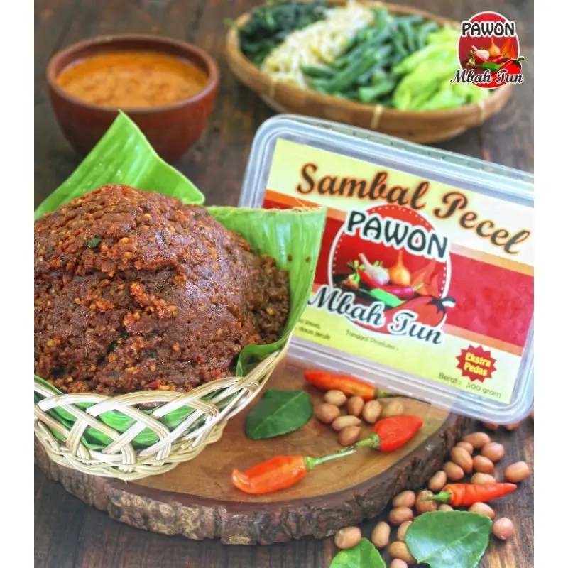 bumbu pecel sambal pecel salad Jawa sayur instant Pak 2