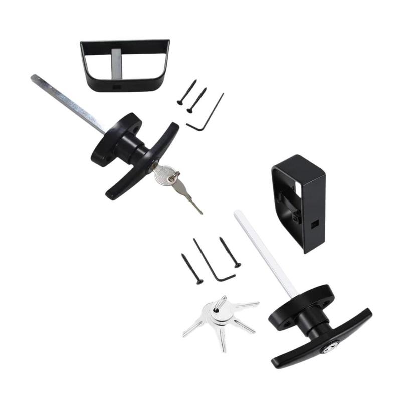 Garage Door Keyed T-handle Lock Kit With 2keys,universal Shed Door Lock T Handle High Quality - View #6