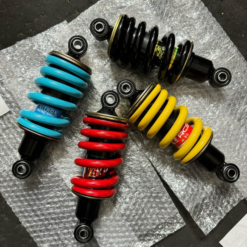 Phuộc sau gắn exciter các loại ( tặng kèm mica dẻo chắn bùn )