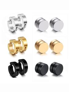 Broches magnéticos para orejas, aretes de acero inoxidable para mujeres y hombres, joyería de moda para fiestas, decoración diaria de ropa, joyería comodín y exquisita para regalo de cumpleaños