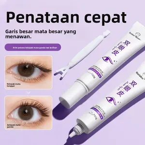 Krim pembentuk kelopak mata ganda, alami dan tanpa cela, tanpa lem, pembentukan tahan lama, penutup mata ajaib untuk mata besar.