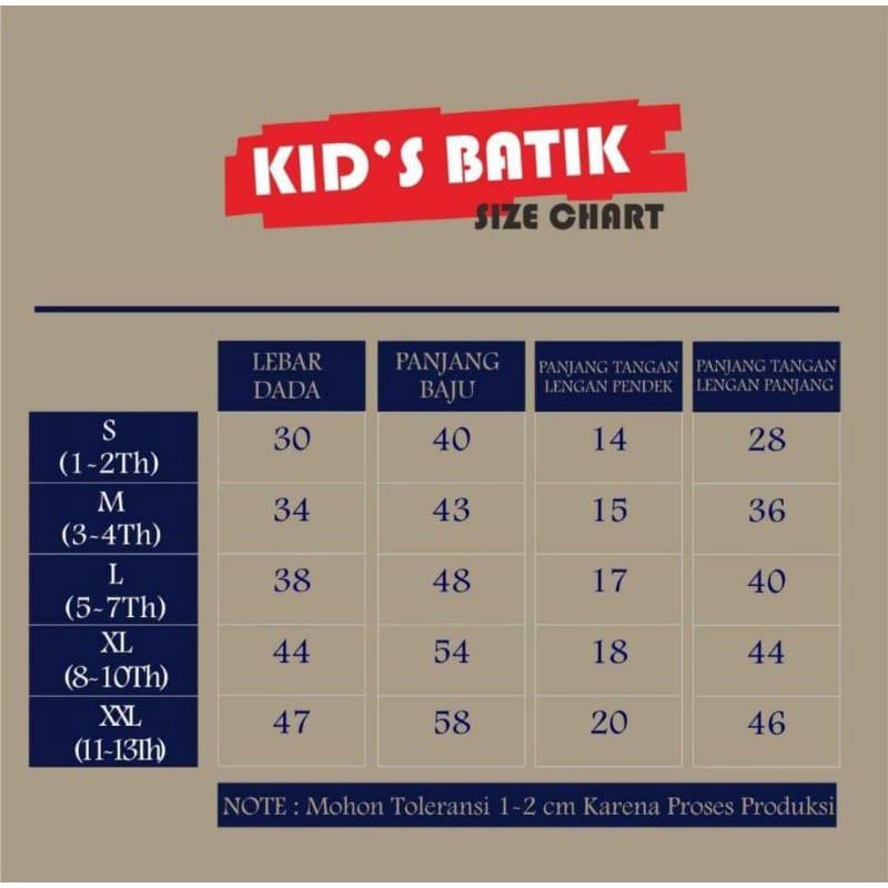 Product Introduction of Baju Batik Anak Laki Laki Umur 1-13 Tahun Terbaru / Atasan Hem Kemeja Lengan Pendek Anak Cowok Murah Bahan Katun 0