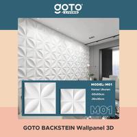 Gambar (Best Offer) Goto [COD] Backstein Wallpanel Sticker Wallpaper Stiker Dekorasi Dinding 3D - M01, 30 x 30 CM dari Goto Living Kota Tangerang 4 Tokopedia