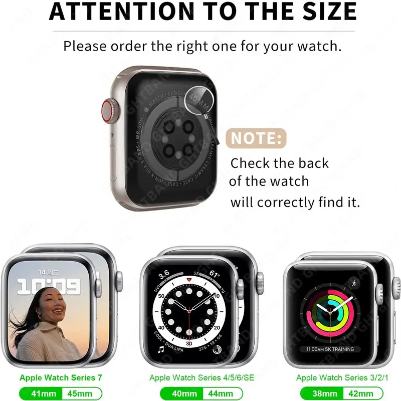 Vỏ Bảo Vệ Màn Hình, Dành Cho Apple Watch 44Mm, 45Mm, 40Mm, 41Mm, Ốp Ốp Lưng Sốc Mặt Trước Và Mặt Sau PC Cứng, Tương Thích Với iwatch 9, 8, 7, 6, 5, 4, Thay Đổi Sang Ultra 5