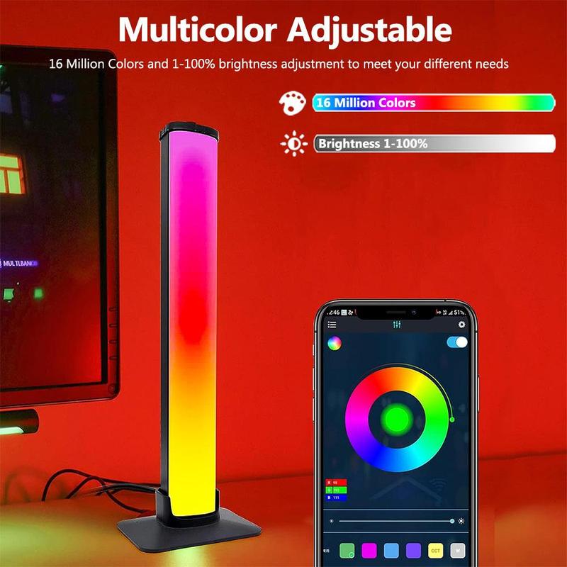 Pride Month LED Light Bar, 1 Set RGB Color Changing LED Light With Remote Control, USB Powered Ambient Light For Home Decor, Super Bowl Party Decoration 5