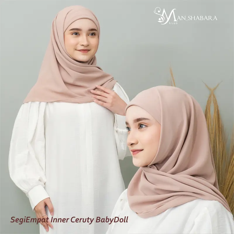 JILBAB SEGIEMPAT INNER/SEGI EMPAT INSTAN INNER 2 Lapis/SEGIEMPAT INNER 2IN1 0