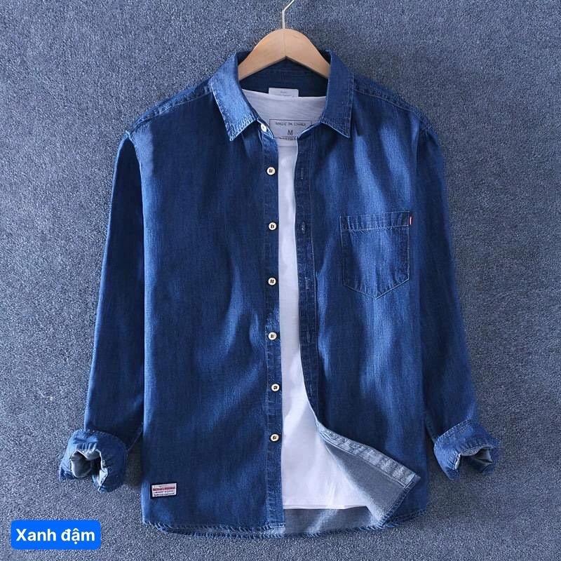 Sơ Mi Jean Nam Nhập Khẩu UK - JNK02, Chất Liệu Jean Cao Cấp - Menswear 3