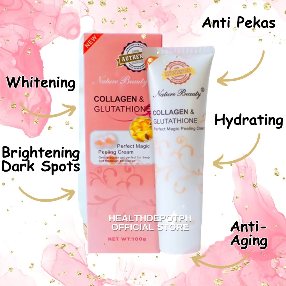 Glutathione With Aloe Vera Magic Peeling Cream Collagen & Glutathione cream 100g - TikTok Shop Philippines Glutathione With Aloe Vera Magic Peeling Cream Collagen & Glutathione cream 100g - TikTok Shop Philippines