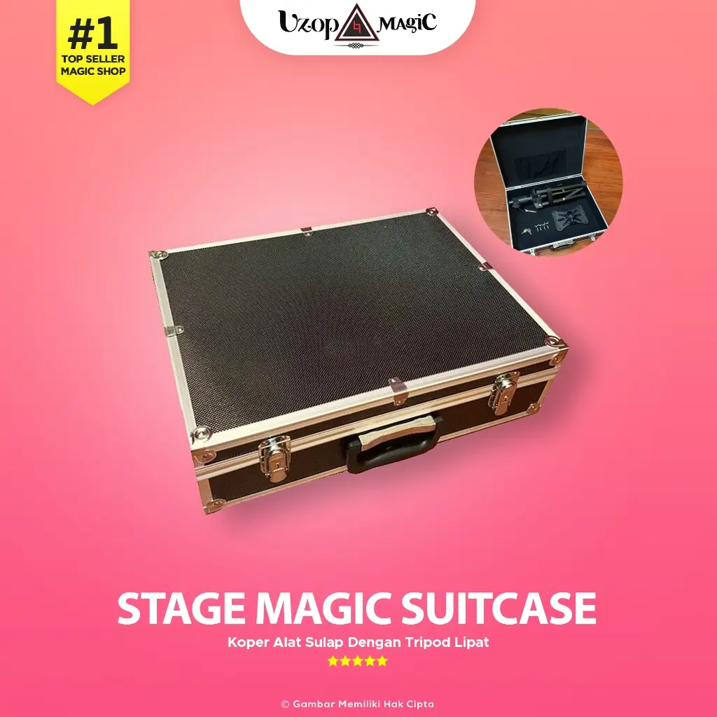 Stage Magic Suitcase -Koper Alat Sulap Panggung