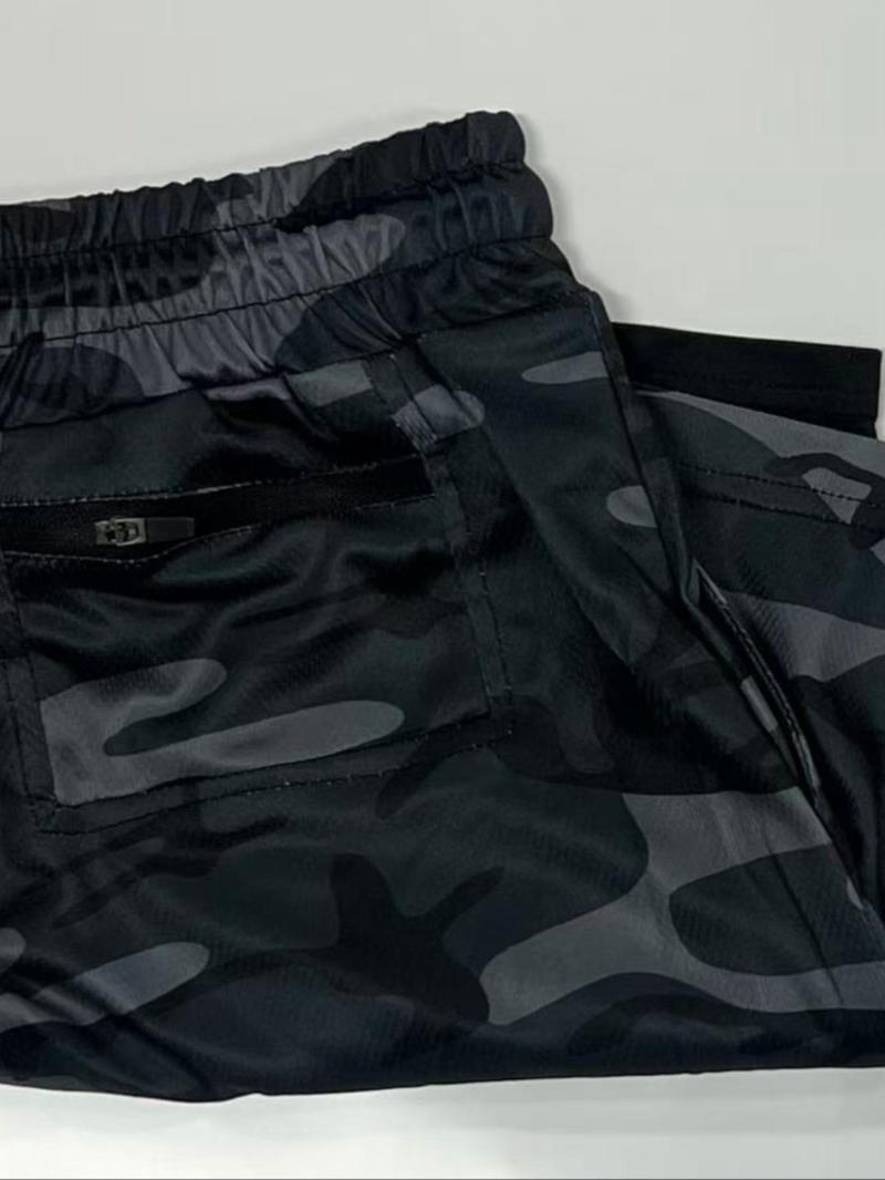 Product Introduction of Men's Graphic Print 2 in 1 Shorts, Quick Drying Breathable Fitness Workout Boxing Shorts, Athletic Performance Gym Shorts with Pockets 9