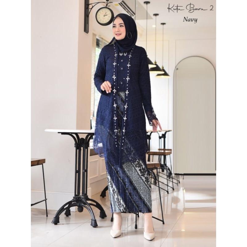NEW SET KUTU BARU MALIKA/SET TUNIK MALIKA/SET TUNIK DELISA/SET KEBAYA PESTA/SET KEBAYA WISUDA/SET TUNIK SERAGAMAN 8