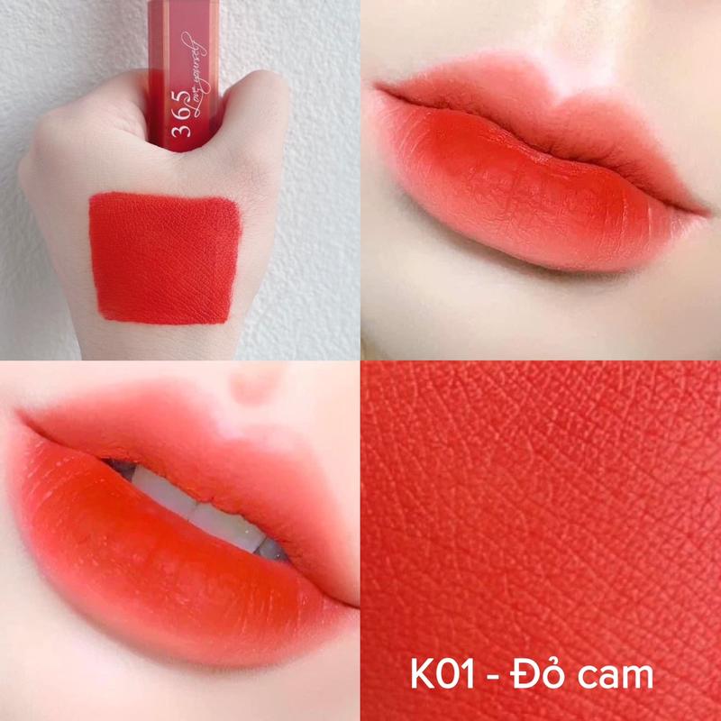 Son 365, Son Kem Lì 365, Son Kem 365, Son Lì 365, Son Môi 365 Nữ Cosmetic Mỹ Phẩm Trang Điểm