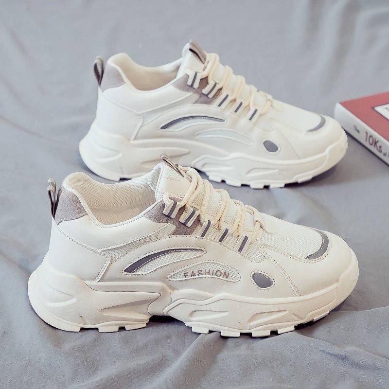 Product Introduction of giày nam tăng chiều cao 5cm lưới kết hợ da có phản quang sp 2002 Sneaker Cao Su Đế Bằng Shoes 6