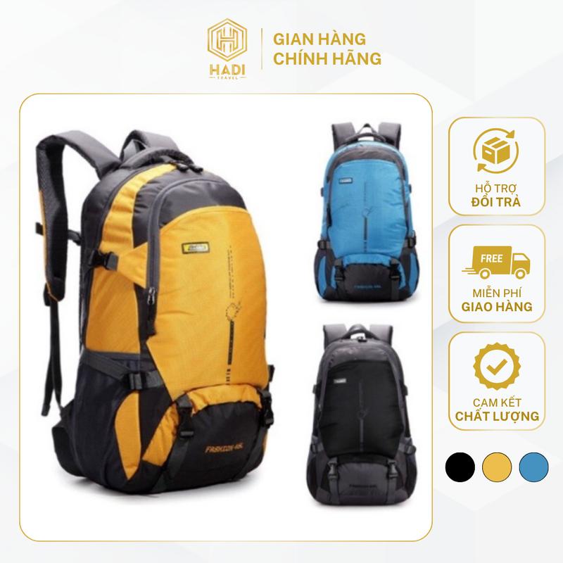 Balo Du Lịch Balo Đi Phượt Cỡ Lớn Thể Thao Năng Động Vải Poliester Siêu Bền, Chống Thấm Nước Tốt