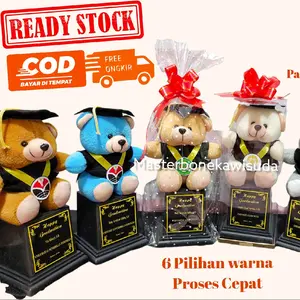 Boneka wisuda Ready Piala boneka wisuda kado wisuda murah hadiah wisuda hampers buket bouquet