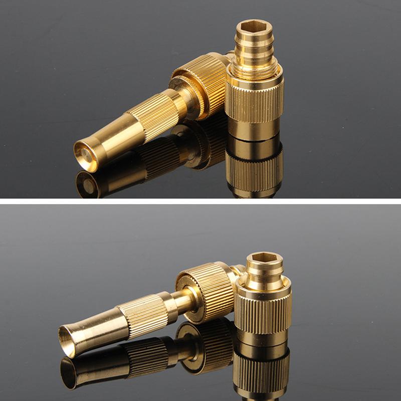 2Pcs Car High Pressure Water Spray Gun Spray Nozzle Washing Machine Nozzle with Quick-connect Connector 3/4" or 1/2" Metal Brass Garden Hose Pipe #452355 5
