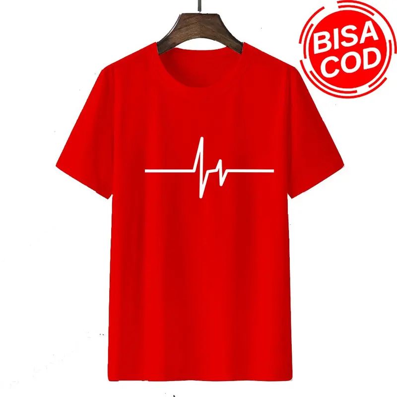 (100RB 7PCS) Kaos Motif Distro Lokal Pria Sablon 3
