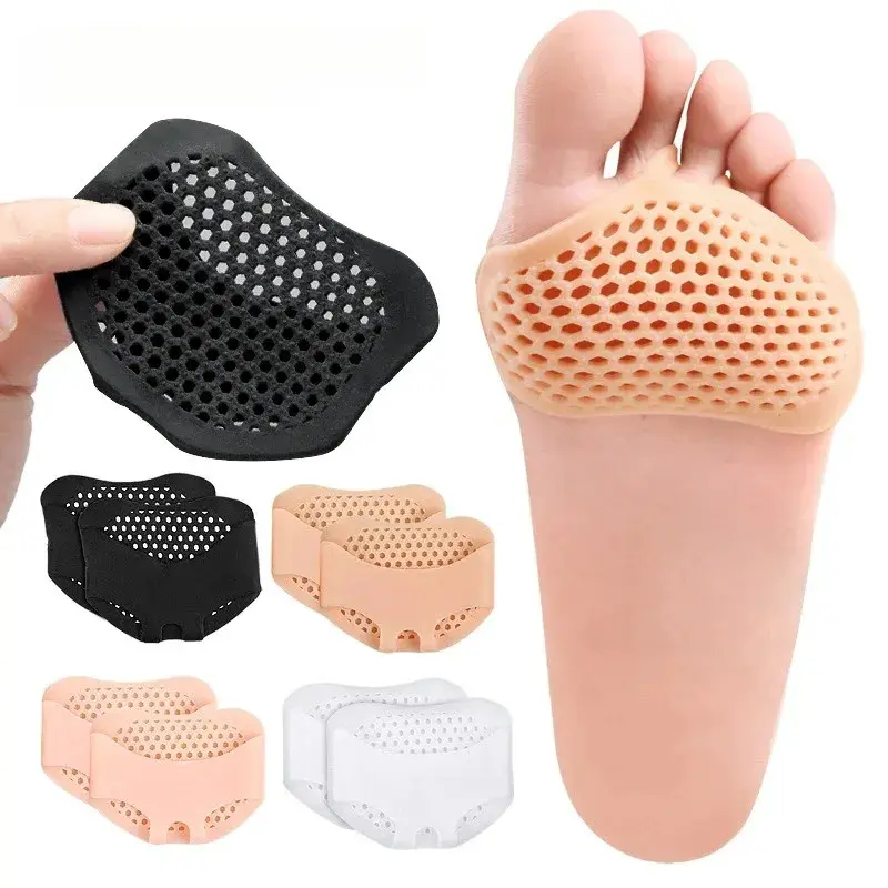 Đệm Metatarsal silicon, Bộ 2 cái, Bộ tách ngón chân, Giảm đau, Miếng đệm chân, Chỉnh hình, Miếng Lót Mát Xa Chân, Tất lòng bàn chân, Dụng cụ chăm sóc bàn Chân 2