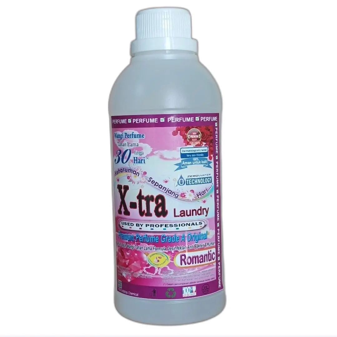 FATEMA - PARFUM LAUNDRY ROMANTIC 500 ml parfum loundry londri x-tra laundry original 500ml grade A plus professional best seller