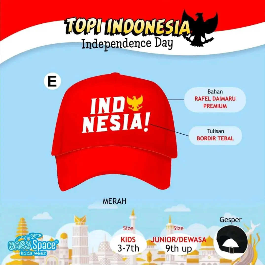 Topi tema kemerdekaan Katun