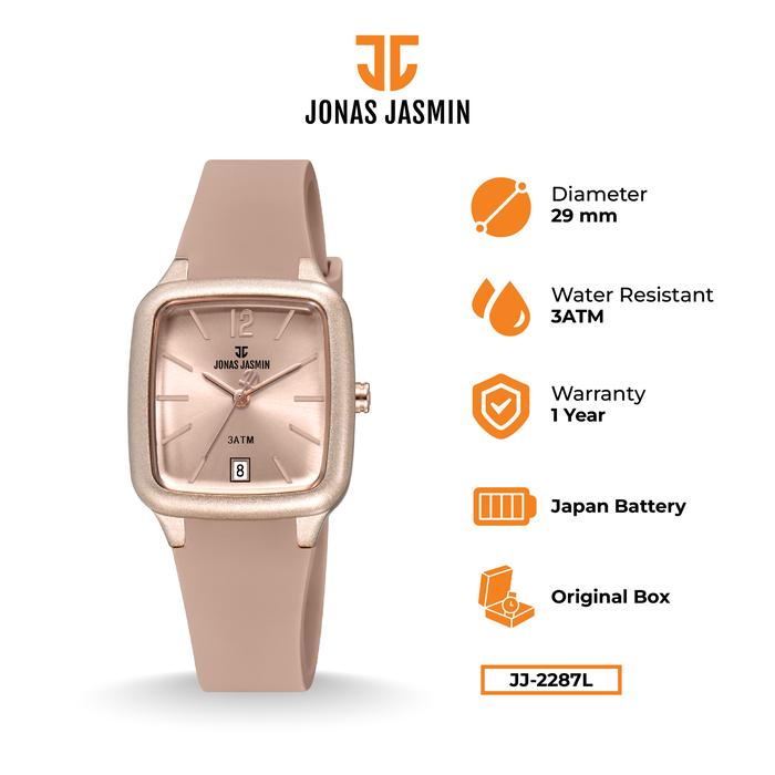 Promo Jonas Jasmin - Jam Tangan Wanita Analog JJ-2287L Include Box