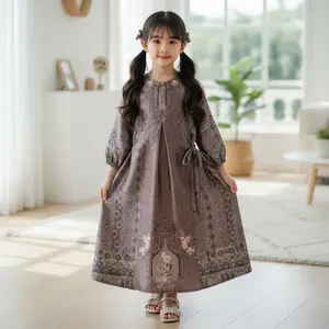 terlaris NAJWA - READY STOCK Gamis Anak Perempuan Zafira Silk Premium Terlaris / Fashion Gamis Anak Edisi Lebaran 2026 Terbaru (TANPA HIJAB)
