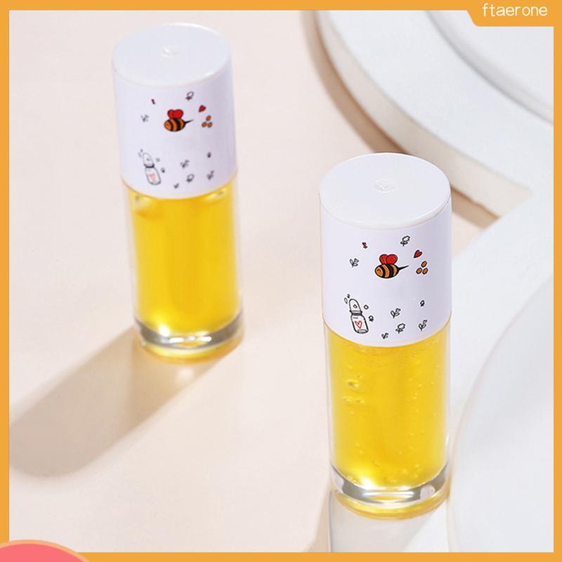 (ftaerone) 5ml Lip Oil Easy to Use Natural Ingredients Moisturizing Various Flavors Reduce Dead Skin Lipstick Primer Lightweight Prevent Chapped Lips Oil for Women 3