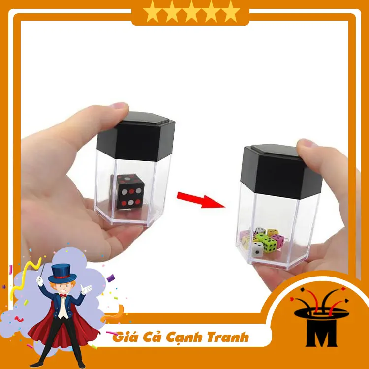 Đồ chơi ảo thuật xí ngầu to hóa nhỏ loại lớn 0
