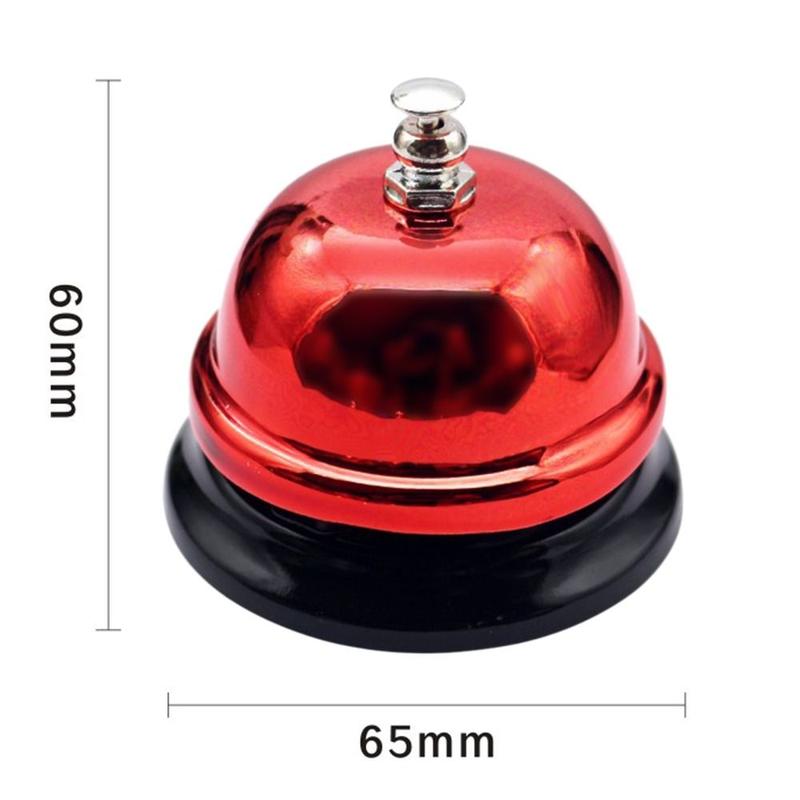 Product Introduction of Bell Multi-color Kitchen Summoning Bell Dining Bell Table Festival Bells Call Bell Desk Counter Reception Utensils Steel 18