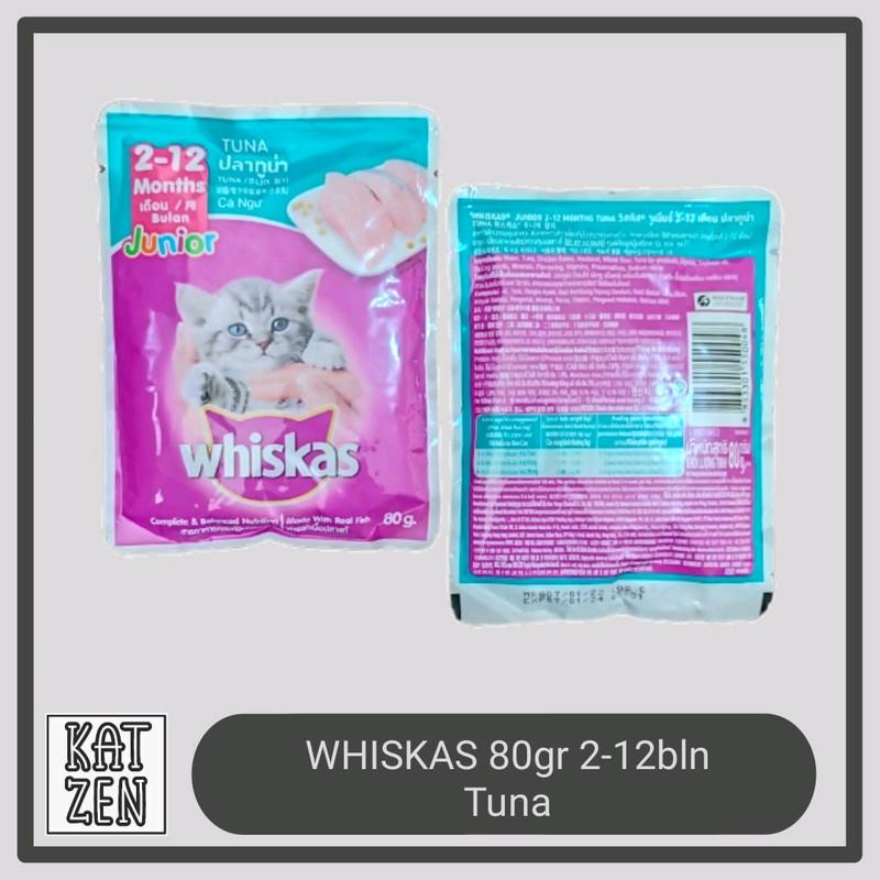 Whiskas Pouch 2 Bulan - 12 Bulan 85gram 0