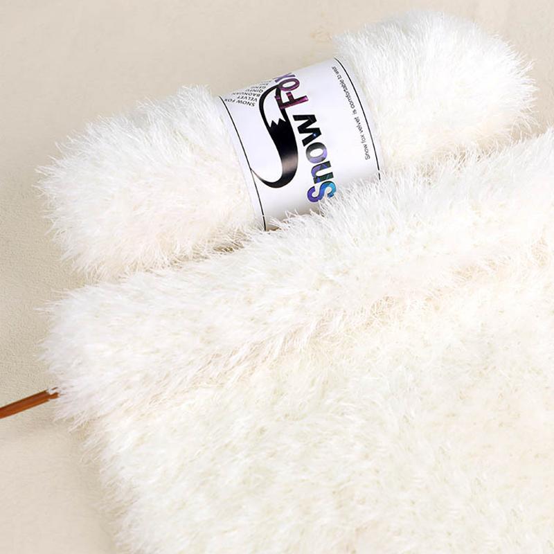 Product Introduction of 98g/Roll Double-Sided Fluffy Knitting Yarn DIY Hat Scarf Sweater Winter Warm Crochet Thread DIY Sewing Accessories 11