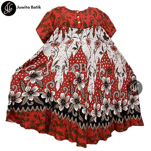 Juwita Batik - Daster Payung Jumbo XXXL LD 130 Motif Melaya Seri Warna Terbaru 2024