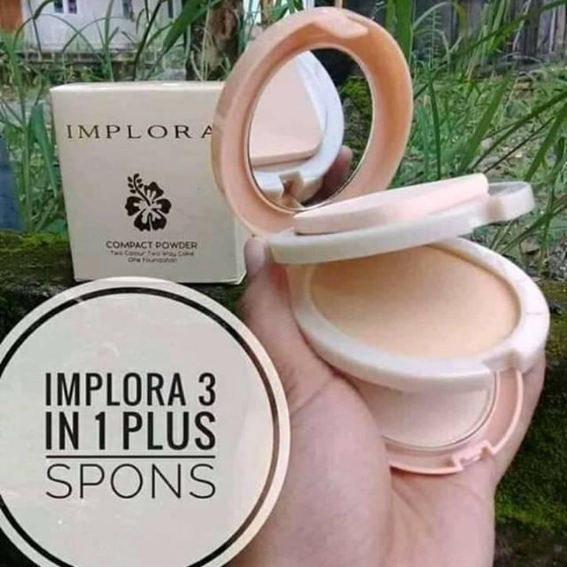 Implora Compact Powder Sueluttu Compact Powder Two Color Two Way Cake One Foundation Bedak Implora Sueluttu Best Seller 7