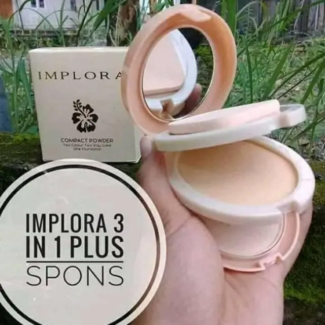 Implora Compact Powder Sueluttu Compact Powder Two Color Two Way Cake One Foundation Bedak Implora Sueluttu Best Seller 7