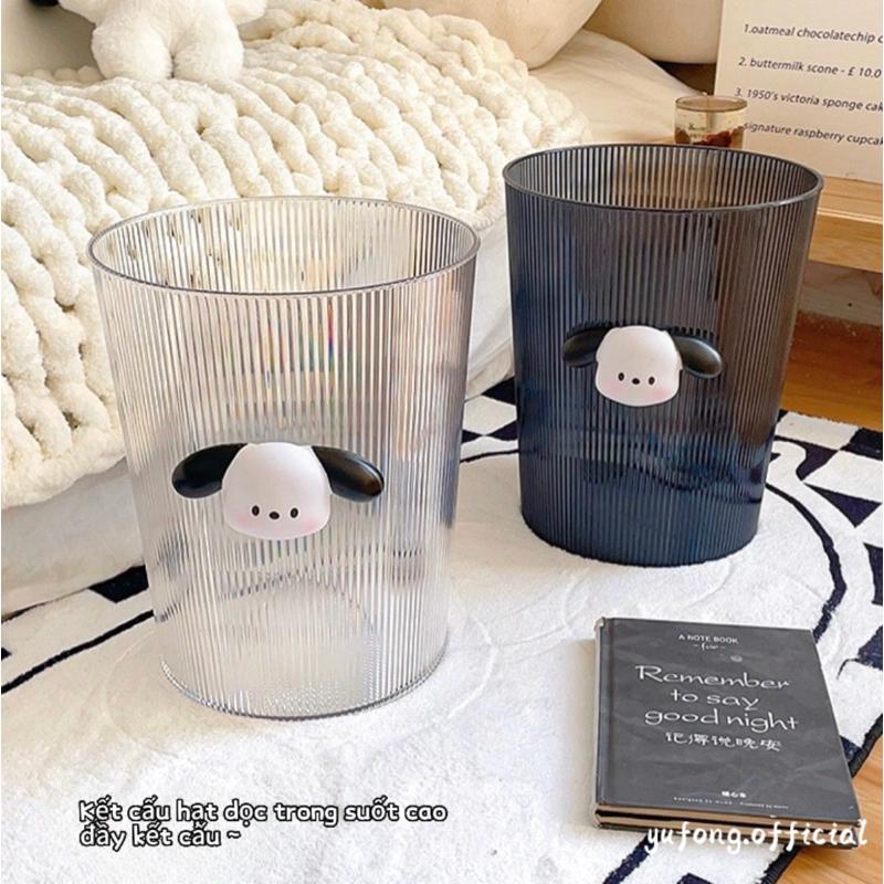 Yu Tong Official Thùng Rác Nhà Vệ Sinh Trong Suốt Acrylic Công Suất Lớn 12L 24L Cho Phòng Khách Nhà Bếp Sang Trọng Giỏ Giấy Dễ Dàng Vệ Sinh