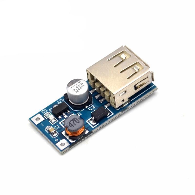 Mạch sạc điện thoại đầu vào (0.9~5V) hoặc (6V-24V)  đầu ra USB 5V 3