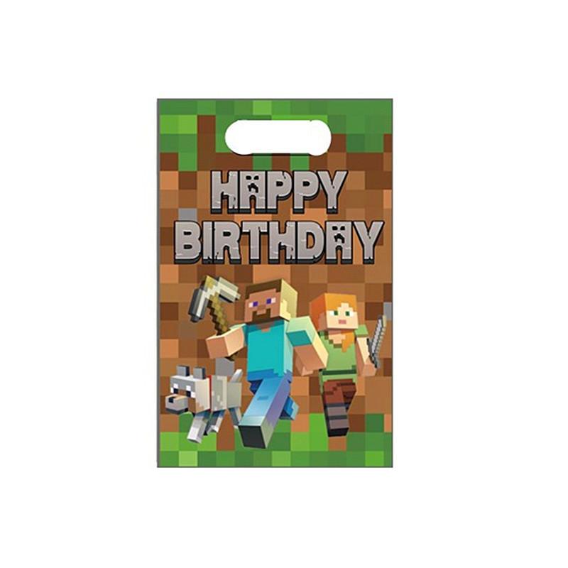 Túi quà tặng thời gian chơi Roblox và Minecraft, có sẵn trong 10 / 20 / 30 cái, Túi cướp bóc, Đồ Trang Trí Tiệc 4