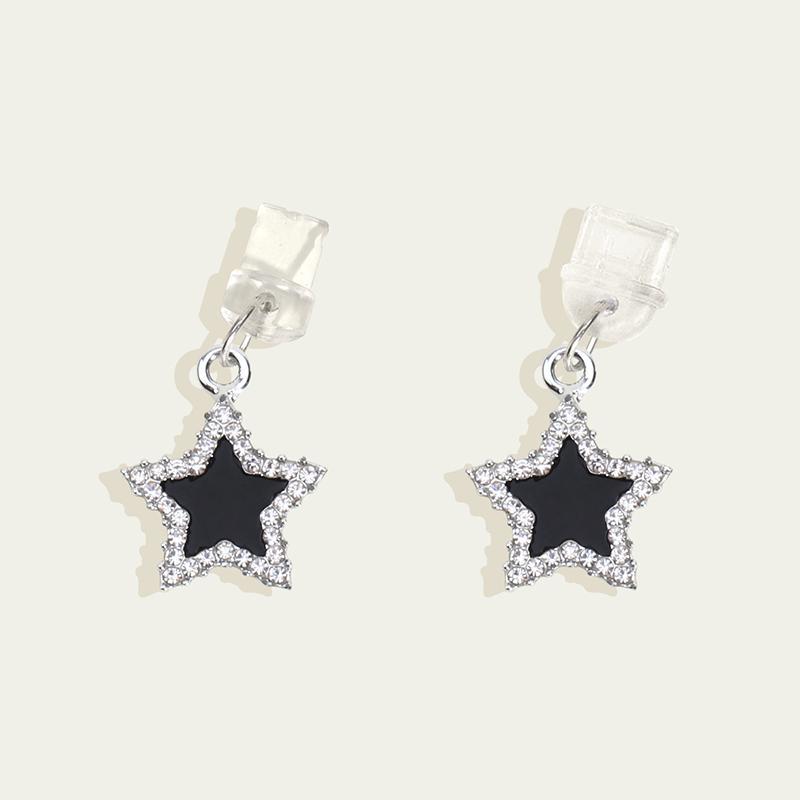 Phone Dust Plug, Artificial Rhinestone Stars Shape Design Mobile Phone Charging Port Dust Stopper, Dustproof Data Port Protective Accessories Compatible with iPhone & Type-C Port 1